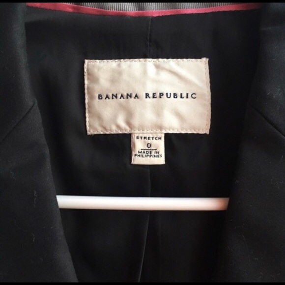 Banana Republic Black Blazer SZ 0 - Worn once - Picture 2 of 4